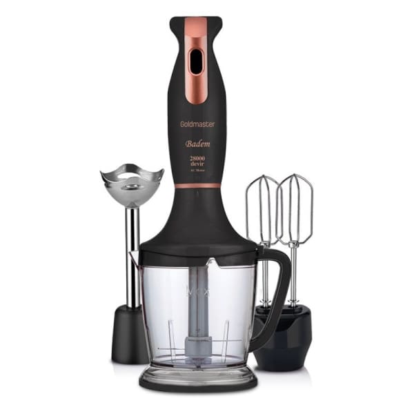 Mixeur GOLDMASTER 500W- 3en1 noir (GM-7234G) Mixeur GOLDMASTER 500W- 3en1 noir (GM-7234G)